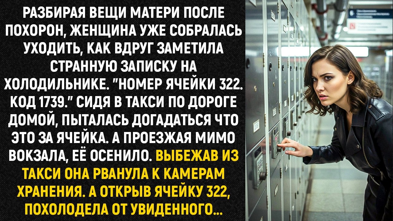 Разбирая вещи матери после похорон, женщина вдруг заметила странную записку...