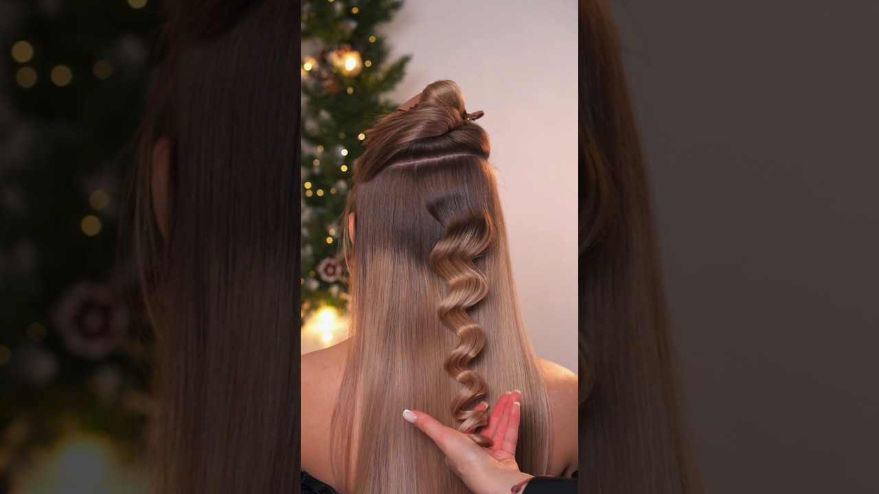 Самые стойкие локоны на любую длину🤩 #hairstyle #hairtutorial #локоны