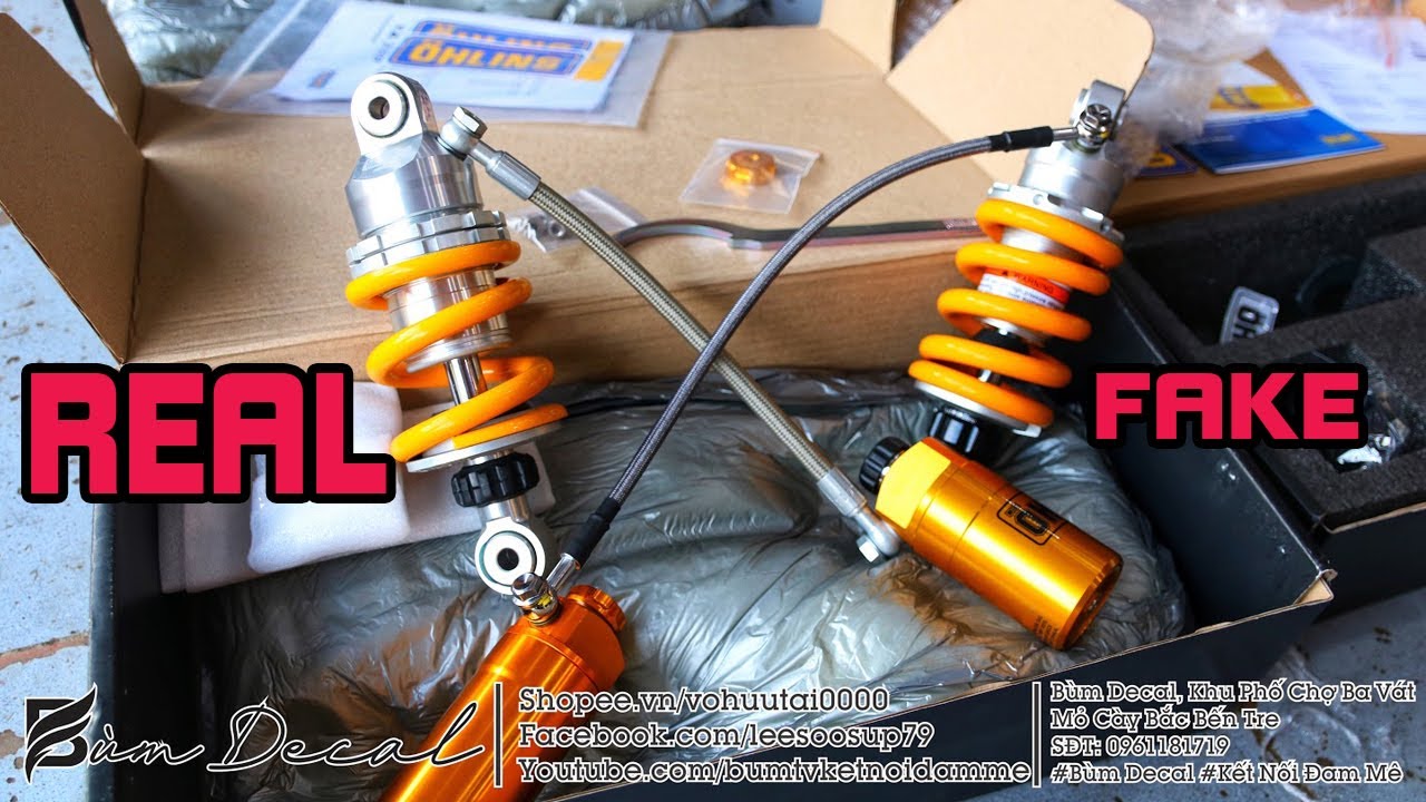 Phuộc Ohlins cho dòng xe SH 350i SH Ý SH 300i Vario 150i cao cấp tphcm