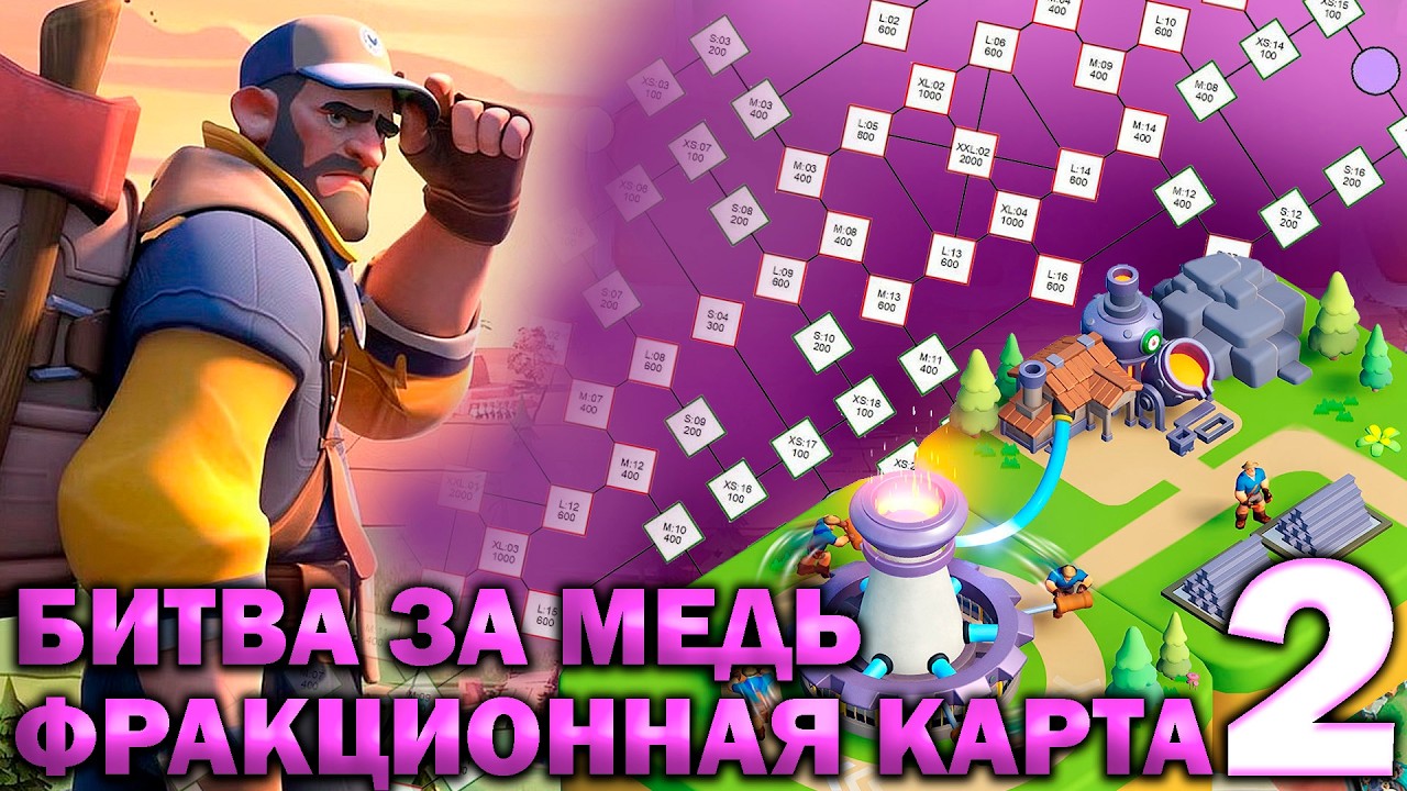 Битва за медь - Новая карта #2  Tiles Survive