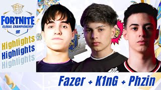 Fazer, K1nG & Phzin - Fortnite FNCS 2025 Global Championship Trio Highlights screenshot 4