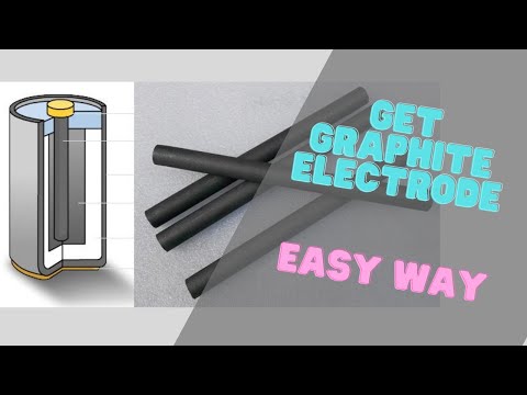 Video: Waarom word grafiet gebruik om elektrodes in elektriese sel te maak?