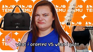 TESTING THE NEW VIRAL WEBSITE TEMU *WHAT I ORDERED VS WHAT I GOT* screenshot 3