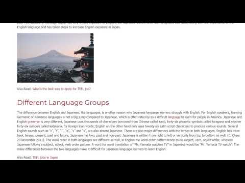 Common Challenges In English For Japanese Native Speakers | ITTT TEFL BLOG