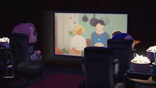 I made a cute movie room! (ACNH)