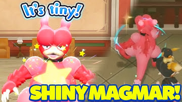 SHINY MAGMAR REACTION! FIRST SHINY HUNT! - Pokémon: Let