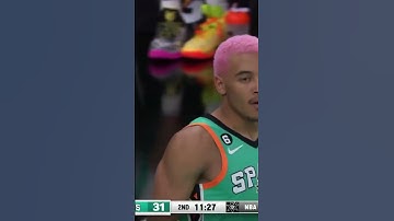 Jeremy Sochan with no mercy #shorts