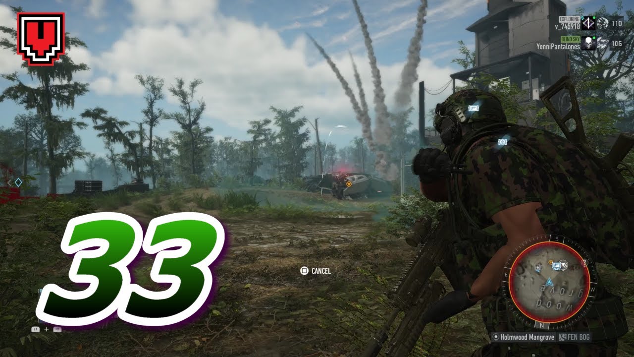 Fen Bog Behemoth Defense Area (100+) // GHOST RECON BREAKPOINT Extreme walkthrough part 33