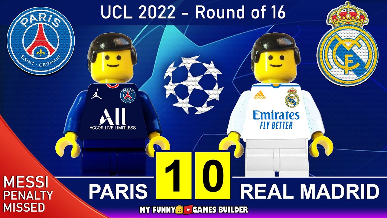 PSG 1-2 Real Madrid - Highlights from lego