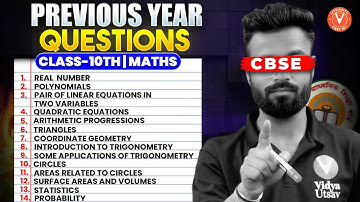Complete Maths | Previous Year Questions | CBSE Class 10 Maths | Target 95🔥| Kishore Sir