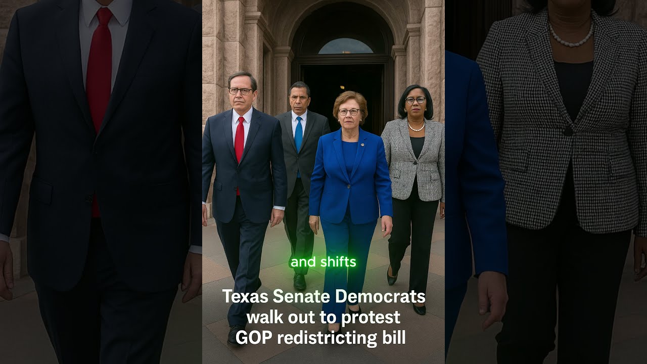 Texas Senate Democrats Walk Out To Protest GOP Redistricting Bill US Briefing Daily
