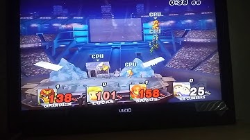 Super Smash Bros. Brawl Captain Falcon (CPU) VS. Lucas (CPU) VS. Samus (CPU) VS. Ice Climbers (CPU)