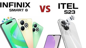 Infinix Smart 8 Vs Itel S23 || full comparison||infinix smart 8 new feature