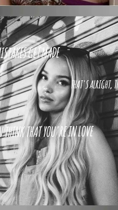 Moral Of The Story Dove Cameron Lyrics Moral of the Story, Dove Cameron ️ - YouTube