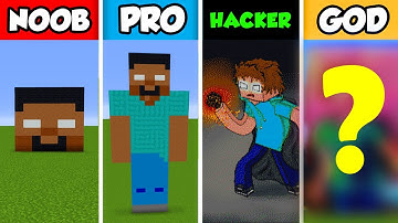 NOOB vs PRO vs HACKER vs GOD: HEROBRINE Minecraft Pixel Art
