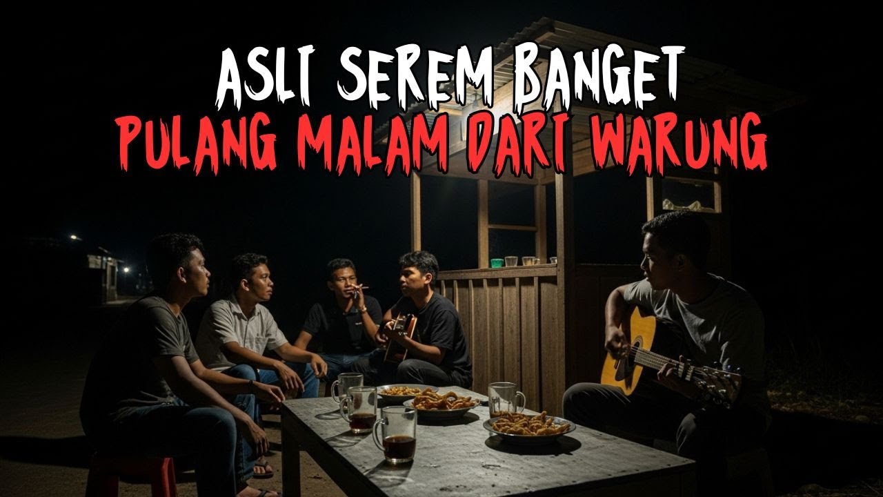 ASLI SEREM BANGET! KALA MALAM NONGKRONG DI WARUNG UJUNG KAMPUNG BISA MERINDING BEGINI