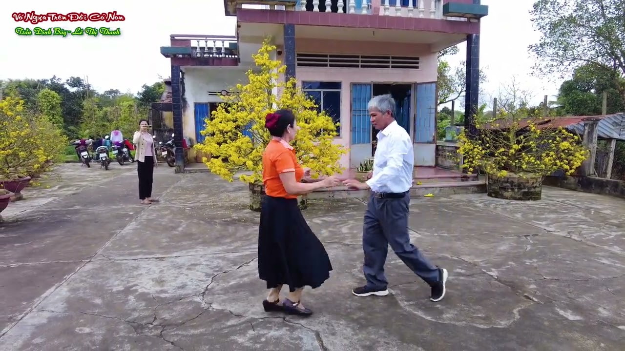 Vó ngựa trên đồi cỏ non | Dân vũ | Trần Đình Bảy ft Lê Thị Thanh