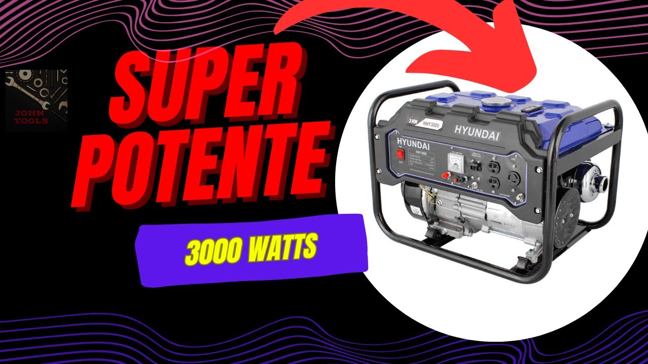 GENERADOR HYUNDAI VALE LA PENA? PROBANDO EL MODELO HHY3000
