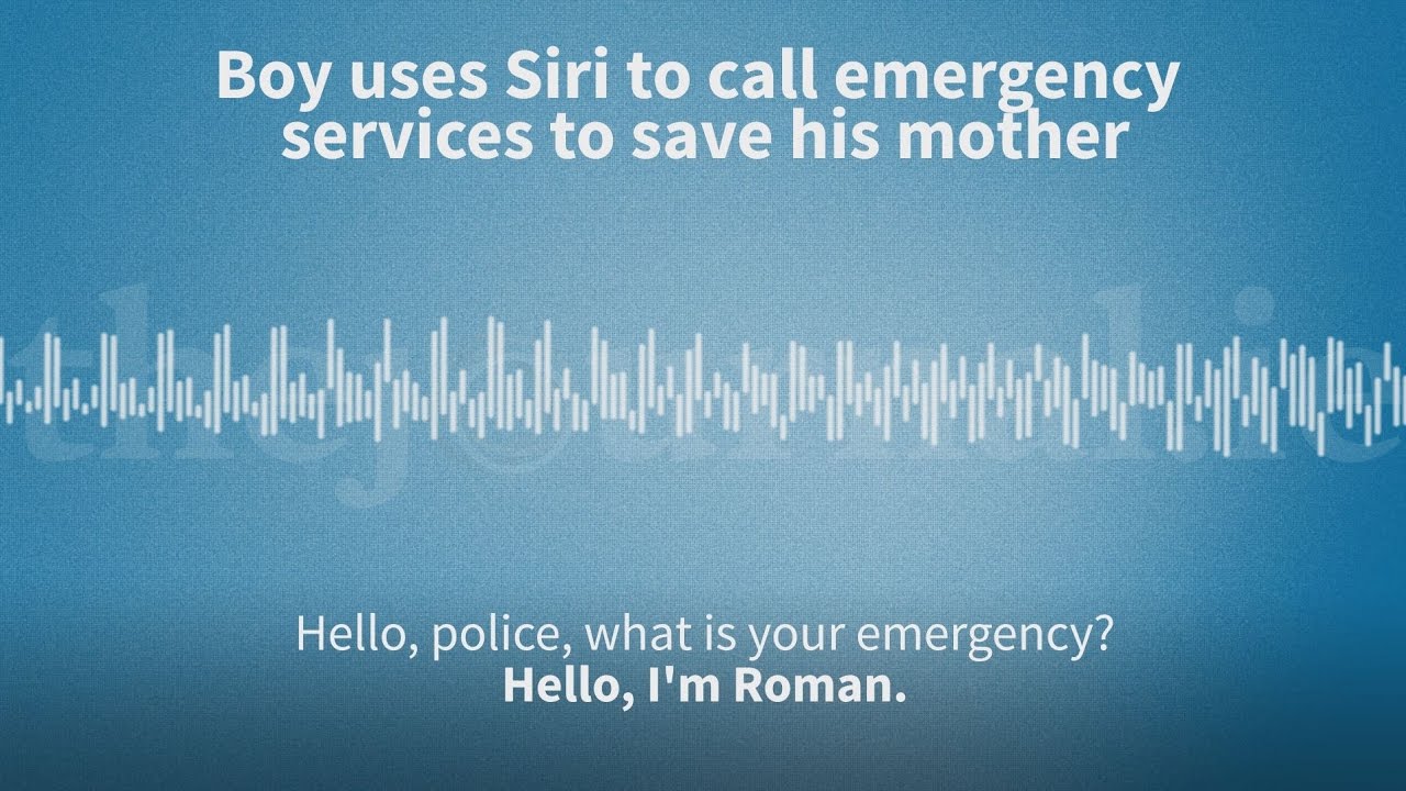 Boy Uses Siri To Call 999 And Save His Mother Youtube