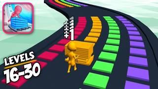 Stack Colors! - All Levels Gameplay - Levels 16-30 (Android & iOS)