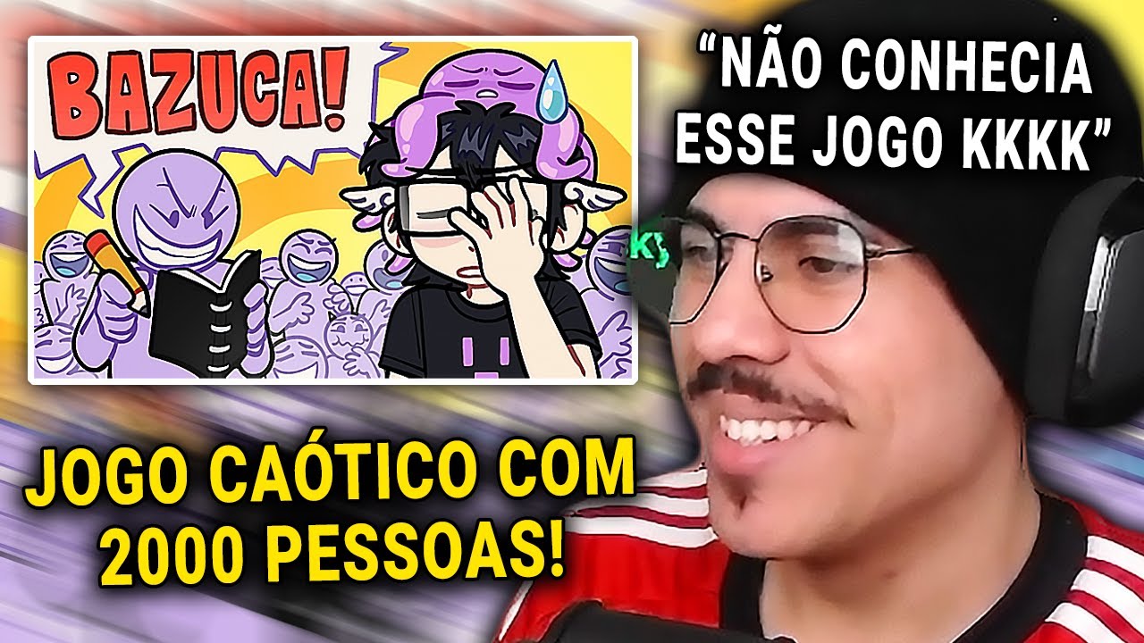 SAIKO JOGOU SCRIBBLENAUTS COM 2000 PESSOAS E NÃO DEU MUITO CERTO | Michi Reage (Saiko joga)