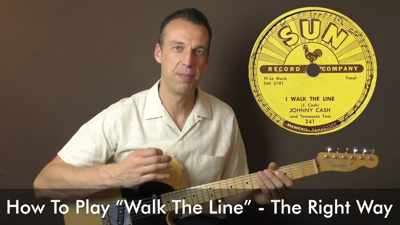 How To Play I Walk The Line On Guitar | Detroit Chinatown