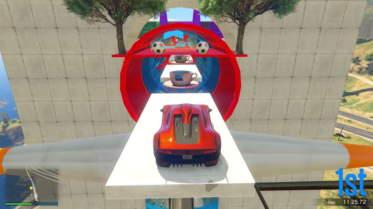 Parallel Universe GTA 5 Stunt Parkour Challenge 