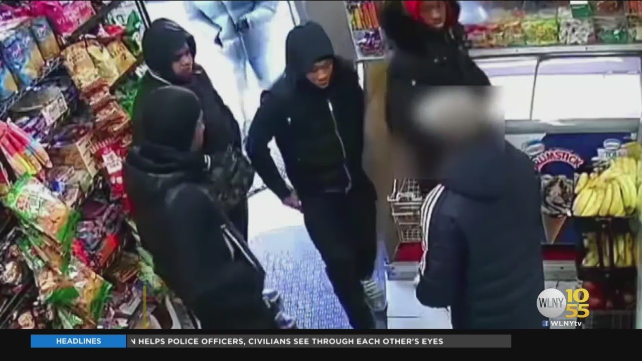 NYPD searching for suspects in violent Bronx deli robbery - YouTube