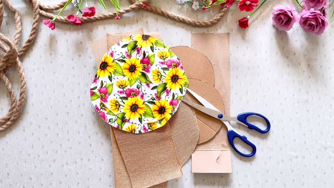 Hermoso centro de mesa y dulcero fácil y reciclando 💛🌻♻️