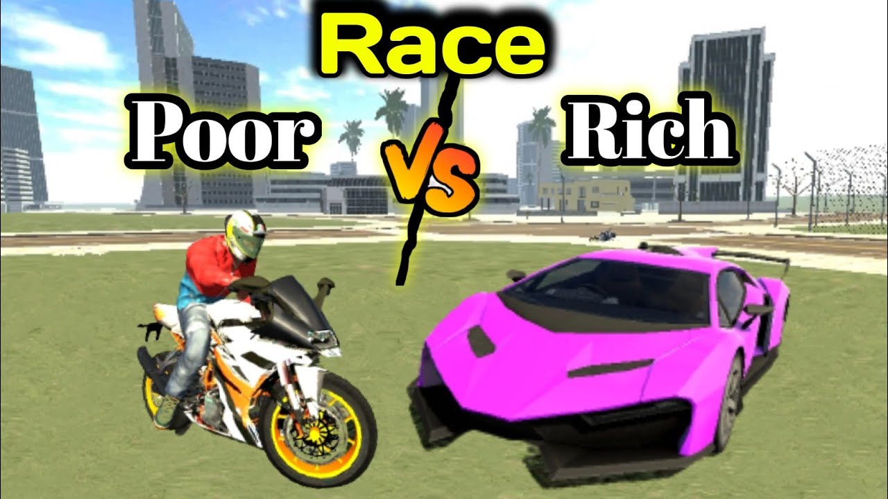 THE RACE POOR VS RICH 😳 INDIAN BIKES DRIVING 3D - YouTube