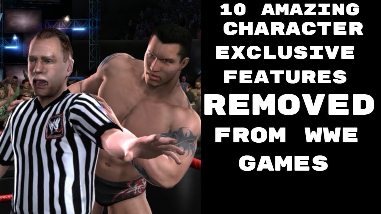 10 Amazing Character Exclusive Features Removed From WWE Games