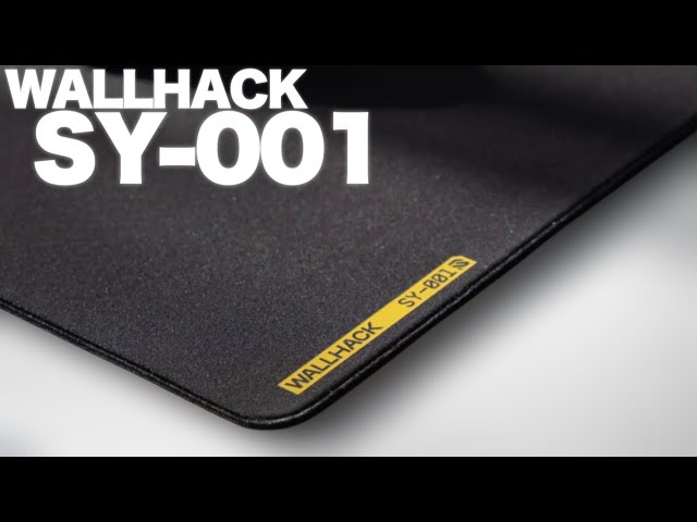 WALLHACK SY-001は新定番のコントロール系布パッド - YouTube