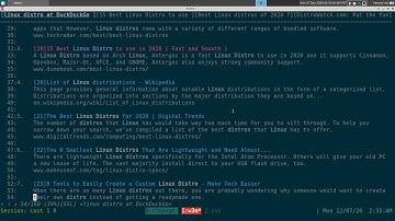 W3M Restore Web Browser Tabs - Linux TUI