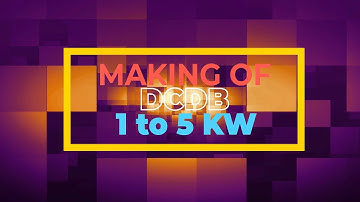 LEARN TO MAKE SOLAR DCDB IN 5 MINUTES | DIY VIDEO TUTORIAL