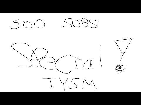 500 subscriber special