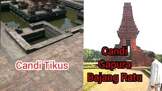 Candi Tikus Dan Candi Gapura Bajang Ratu Di Mojokerto Jawa Timur