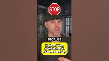 10 Brand New AI Websites To 10X Your Productivity #aitools #Websites #productivity
