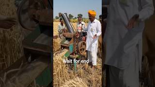 Amazing Wheat Cutting Machine#viral#shorttrend#ai#shorts