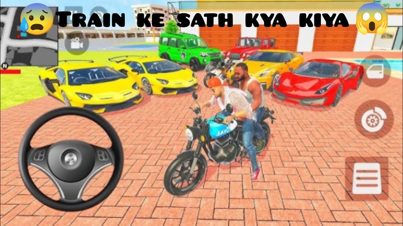 😨 Bike Pe Baith Kar Train Challenge 😱 | Full Shock Gameplay