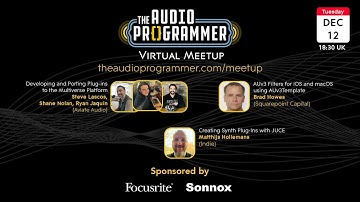 The Audio Programmer Virtual Meetup (Dec 12, 2023 at 18:30 UK)