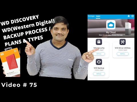 WD DISCOVERY | WD Western Digital External Hard Drive Backup Process Types Plans Methods | How to