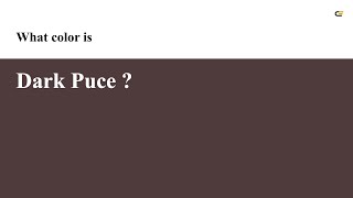 Dark Puce color #4f3a3c hex color - Brown color - Cool color 4f3a3c