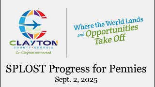 Clayton County: Sept. 2, 2025 SPLOST Update