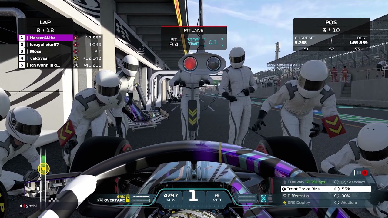 F1 2021 Game play: My first online race win on PS5 CONTROLLER