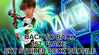 BACK TO BACK 1ST PLACE SKY STRIKER DECK PROFILE (post BLZD format) 