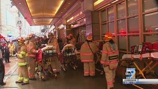 Helicopter crashes onto New York City building roof, 1 dead
