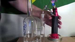Zob 10 slit inline zubbler HMK Curve-Sour Kush BHO
