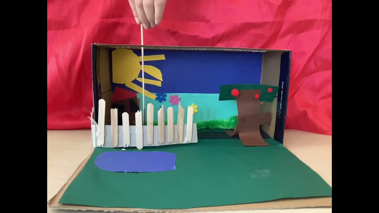 Peter und der Wolf - ein Schuhkartontheater