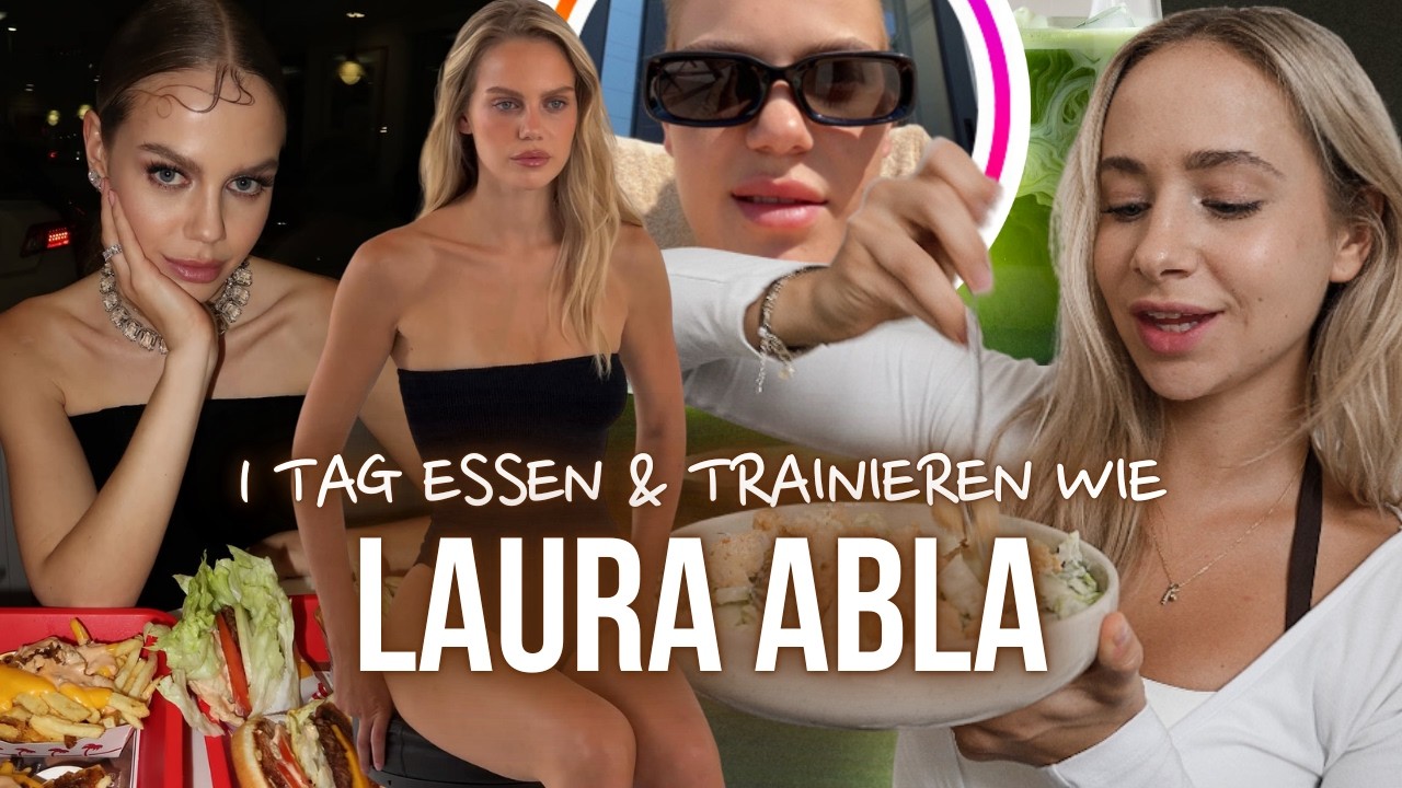 1 Tag lang essen & trainieren wie LAURA ABLA - Honest Greens Remake und Matcha Fail // annrahel