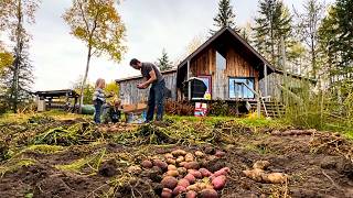 Living Off Grid in Northern Canada | Fall Harvest & Rendering Bear Fat